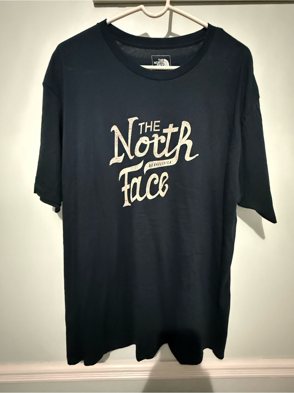 The North Face Navy Short Sleeve Logo Tee (Cosmic Blue) XL NWT
